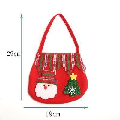 Wholesale Christmas Decoration Candy Bag Christmas Santa Claus Gift Bag