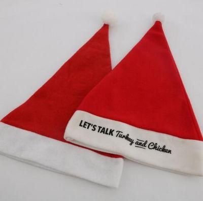 Custom Adult Fleece Christmas Santa Hat