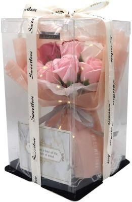 Handmade Artificial Soap Roses Flower Bouquet for Mother&prime;s Day, Valentine&prime;s Day, Christmas, Wedding, Anniversary, Gift