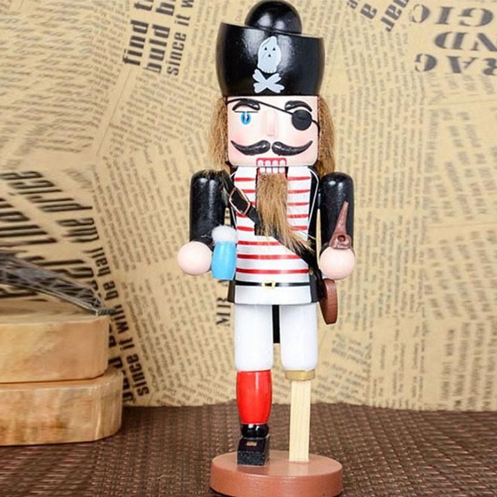 Wooden Crafts Christmas Decoration Life Size Nutcracker Statue for Children