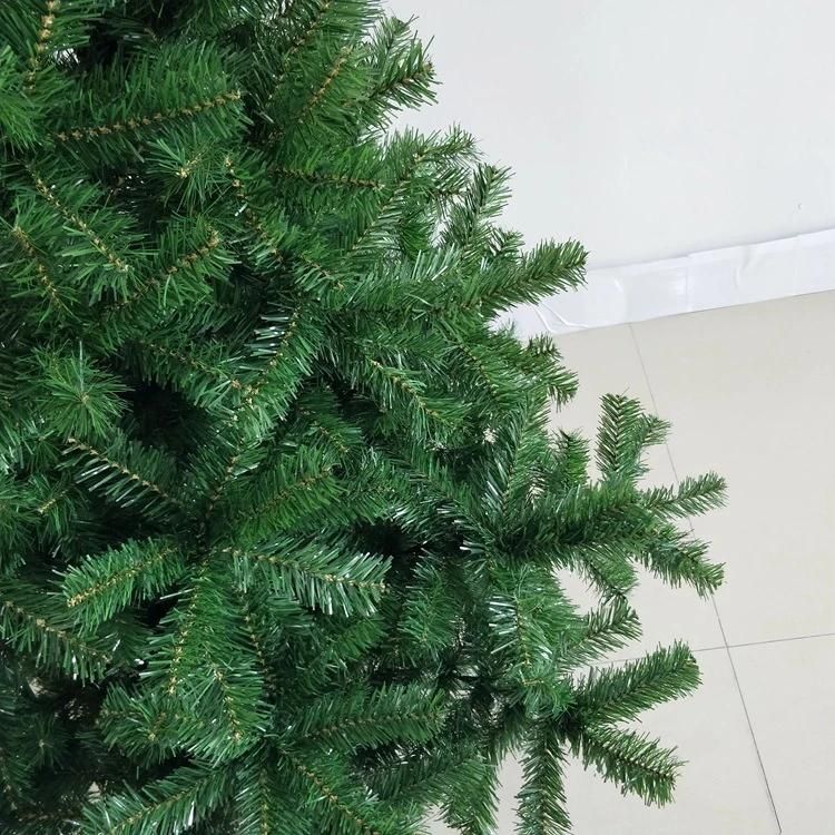 2m-5m Green PE PVC Hinged Christmas Tree Decoration with Snow Home Decoration Christmas Gift
