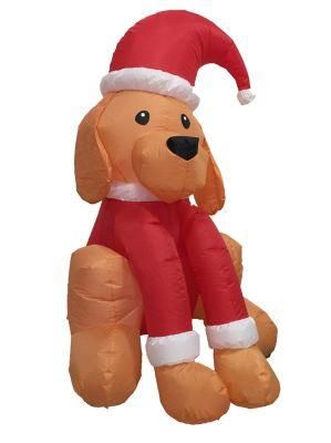 5FT Christams Dog Inflatable Toy, Blow up Party Puppies Decoration
