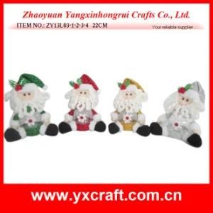 Christmas Decoration (ZY13L03-1-2-3-4 22CM) Christmas Blessing Plush Doll