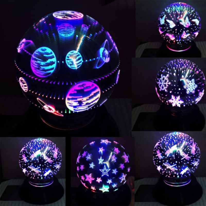 USB Colorful Sphere Table Light Decorative Lamp