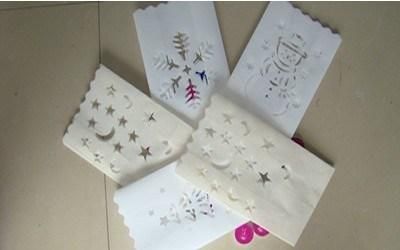 Fire-Retardant Luminaire Paper Bag for Candle