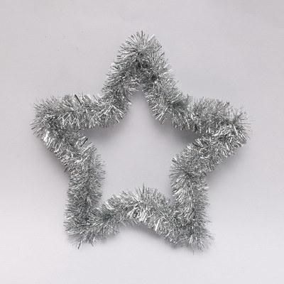 Chirstmas Home Party Chirstmas Tree Deco Silver 38cm Pet Christmas Wreath