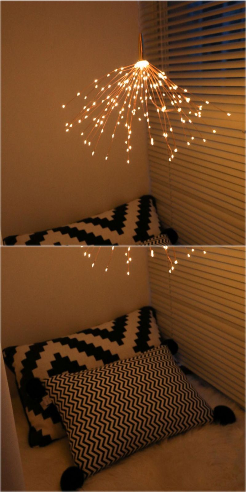 LED String Lights Fairy String Lights Fireworks Explosion Lamp