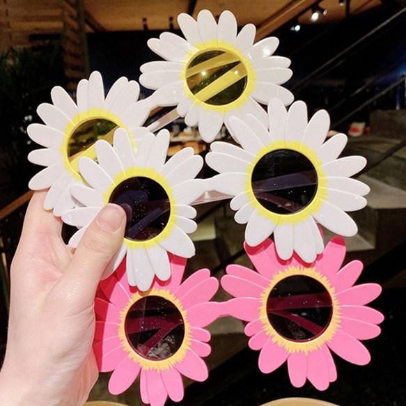 Fashion Sunflower Sunglasses Children Girls Men and Women Kids Holiday Gift Party Supply Glasses