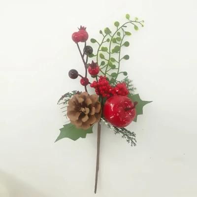 Christmas Rose and Pine Needle Spray Ornaments Dy1-3431A