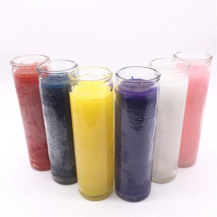 Rainbow Votive Candle Glass Jar Candles Wholesale