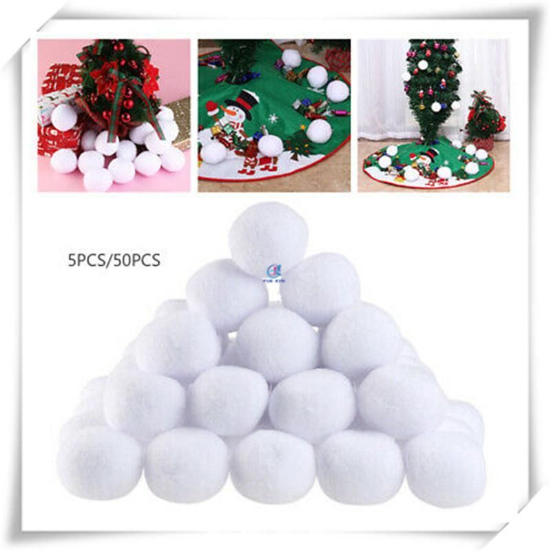 Snowball Fight Indoor/Outdoor Play Pack of 50 PCS