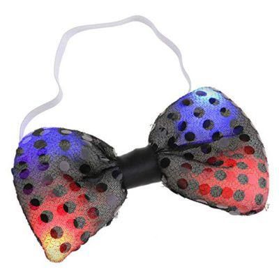 LED Light up Sequin Bow Tie Light up Bowtie Party