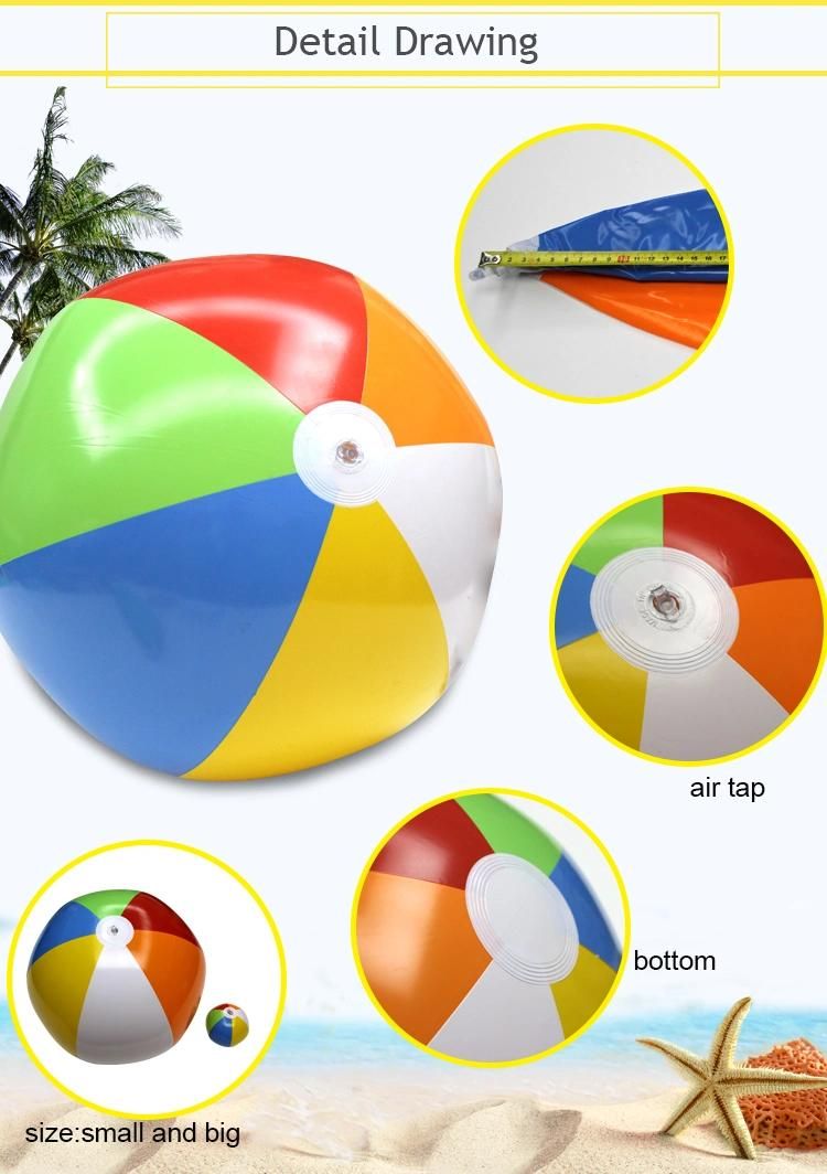 Customized Promotion Inflatable Beach Ball PVC Beach Balls Play on Beach