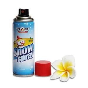 Outdoor Aerosol White Artificial Snow Spray for Christmas Decoration