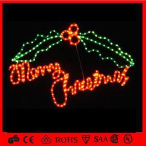 Outdoor Xmas Motif Series Blinking Merry Christmas Letter Light