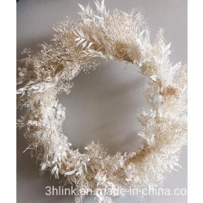 Natural Rustic Style Traditional Christmas Dried Flower Wreath Dried Floral Wreath Ideas Dried Flower Wreaths Dried Floral Flower Wreath