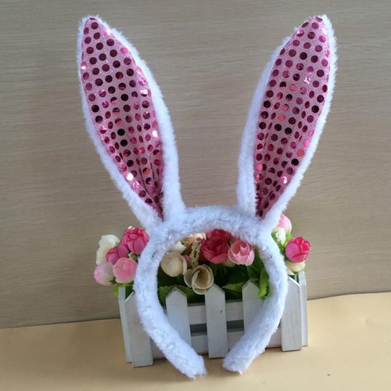 Promotional Party Head Band Plush Rabbit Hair Band