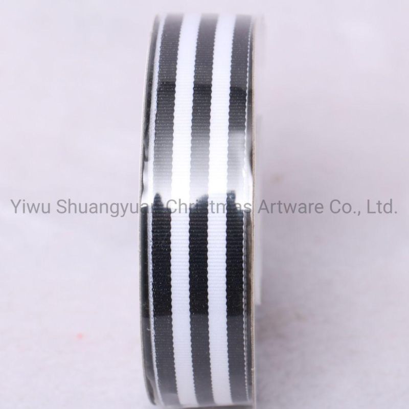 2.5cm Grosgrain Satin Ribbons for Wedding Christmas Party Decorations DIY Bow Craft Ribbons