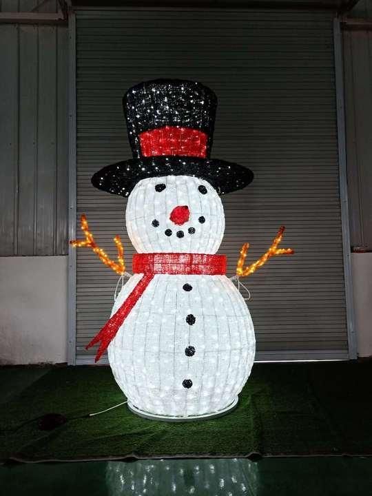 Christmas Light Festival Decoration LED Snowman LED Motif Light