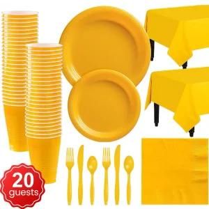 Adult Birthday Party Decorations Tablecloth Disposable Tableware Kids Birthday Party Supplies