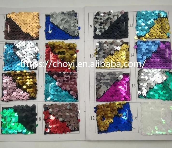 Mermaid Sequin Eyeshade Double Colors Shinning Party Masks Christmas Gift Eyepatch Sequin Eyes Mask