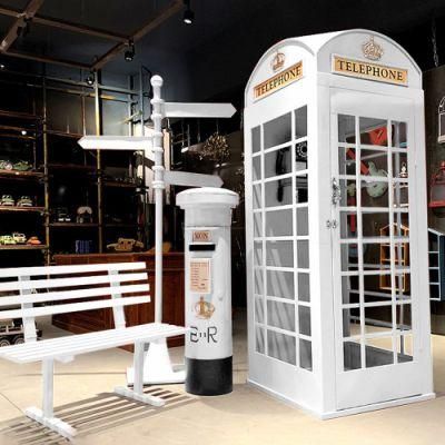 Wholesale Customized Metal Red Telephone London Classic Phone Booth for Sale