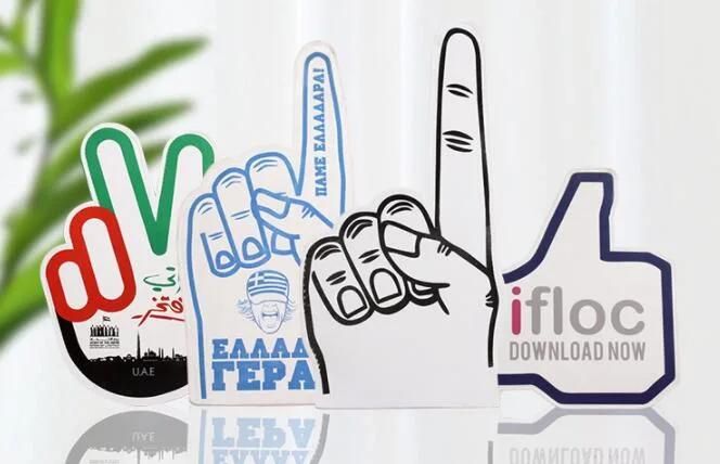 Custom EVA Cheering Finger Hands Glove for European Cup Fan Supplies