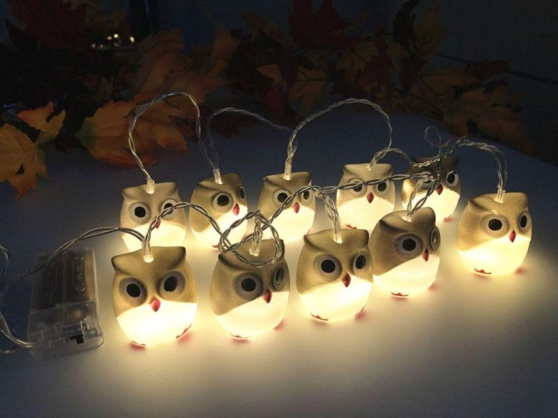 LED Decoration Owl String Lights for Christmas and Thanksgiving Decoration String Light