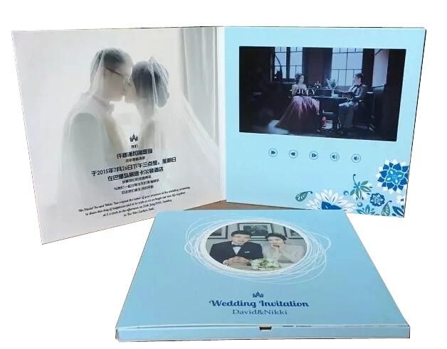 Custom Personal Wedding Cards with LCD Screen Display