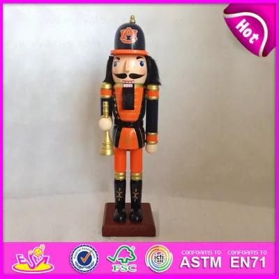 2015 Christmas Wooden Decorative Nutcracker Toy, Creative Gift Wooden Toy Soldier Nutcracker, Wooden Nutcracker Doll Toy W02A080