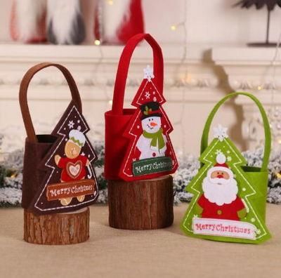 Christmas Felt Candy Gift Tote Bag