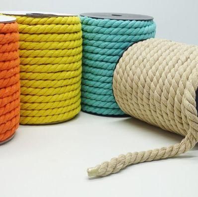 Hot Selling Three Strand Colors Rope Decorative Braided Rope