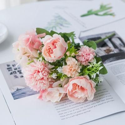 Artificial Flower Arrangements Faux Flowers Bouquets Table Centerpieces for Dinning Room Table Kitchen Decoration&#160;
