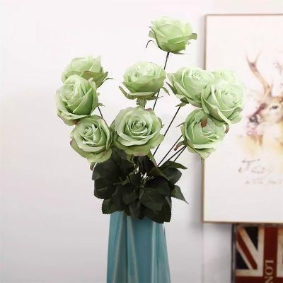 Silk Rose Artificial Flowers for Home