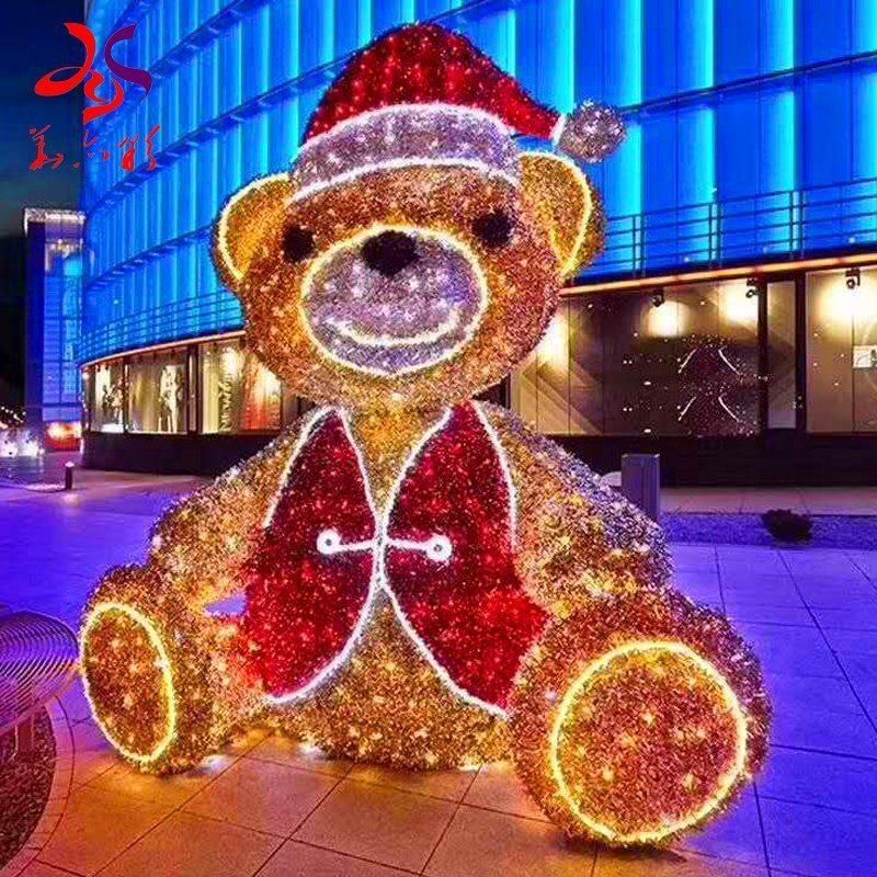 3D LED Santa Claus Christmas Motif Lights