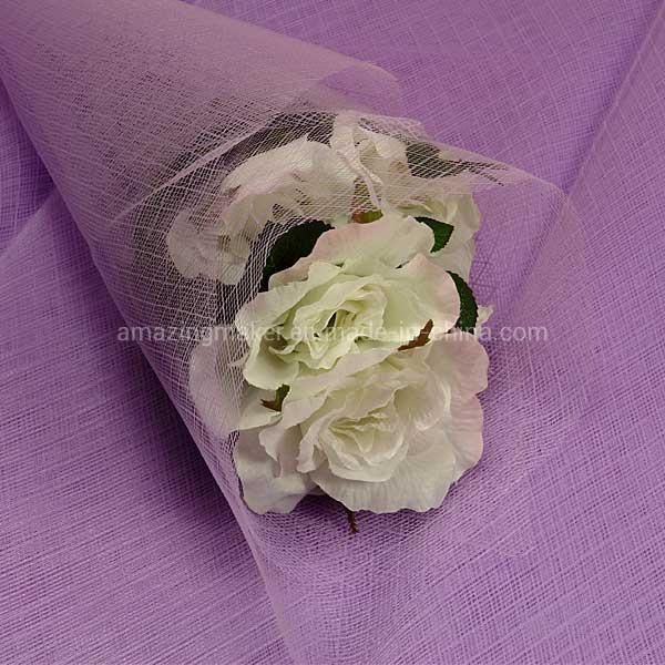 Diamond Pattern Flower Wrapping Decorative Mesh