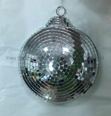 20cm Christmas Mirror Ball Tower Snowman Decoration for Holiday Wedding Party Decoration Hook Ornament Craft Gifts