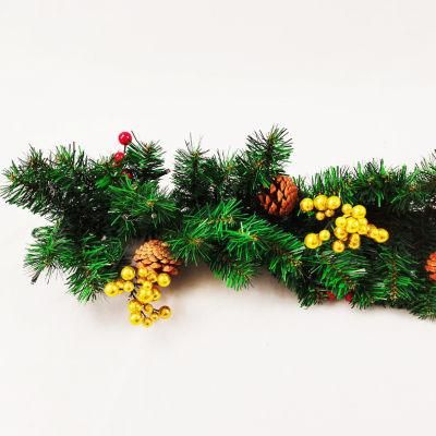 New Design Promotional PVC Artificial Christmas Wreath / Garland