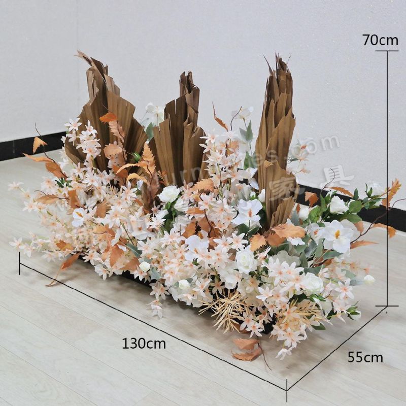 Hyc-FL03 Wedding Decoration Silk Flower Artificial Flower PU Fan Flower