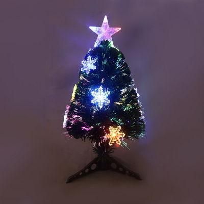Best Selling Mini USB Colorful Fiber Optic Christmas Tree Winter Outdoor Lighted Twig Tree