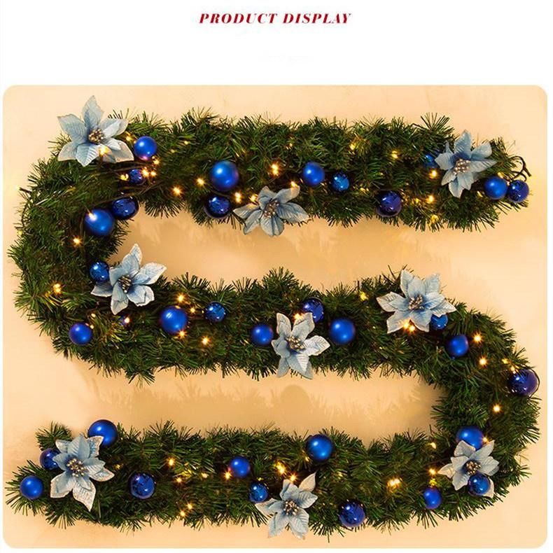 Christmas Festival Decoration Garland with LED String Light