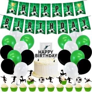 Football Party Decoration Banner Balloons World Cup Theme Party Supplies