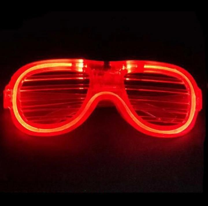 Bar Dance Party Window-Shades LED Light Glasses with Customized Logo