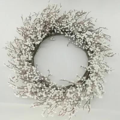 Wholesale Artificial Decorative Garland Christmas Wreaths Outdoor Wreath