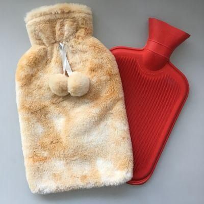 Special Printing Plush Cover with 2L Hot Water Bottle