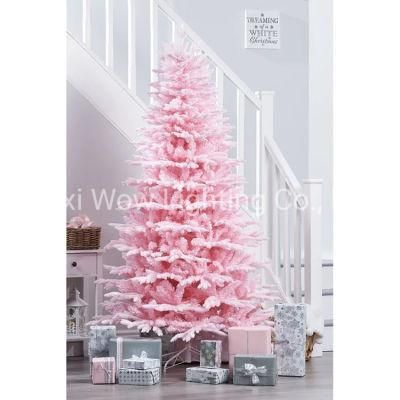 Pink Sugar Snow Flocked Christmas Tree