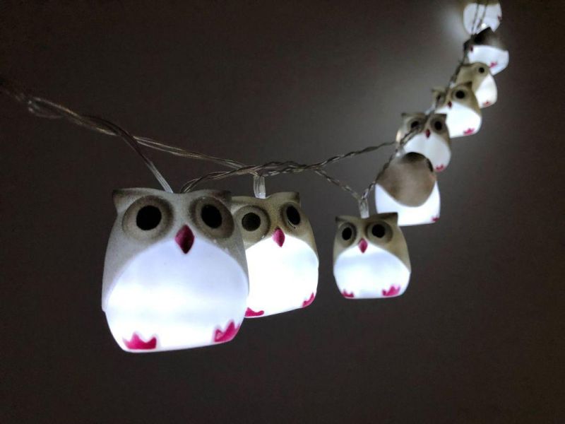 LED Decoration Owl String Lights for Christmas and Thanksgiving Decoration String Light