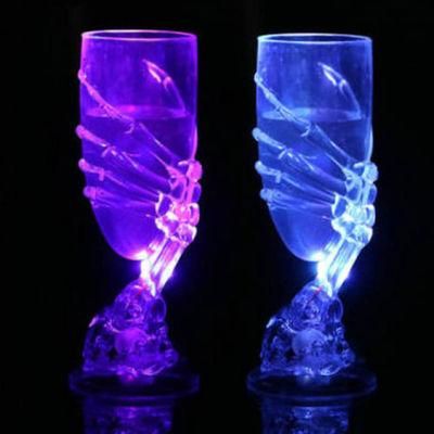 Glowing LED Light up Goblet Wine Chalice with Claw