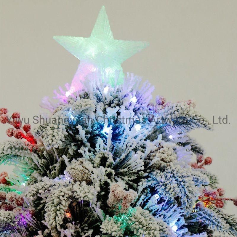 New Design High Quality 60cm Christmas Fiber Tree for Holiday Wedding Party Decoration Supplies Hook Ornament Craft Gifts