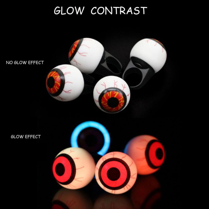 LED Glowing Rings for Halloween Kids Children Gifts